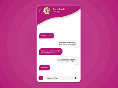 Direct Messaging - DailyUI #013 app daily ui dailyui design direct message figma message messaging mobile mobile app mobile ui mockup neumorphic neumorphism ui ux