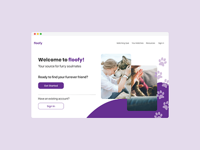 Pet Adoption Landing Page