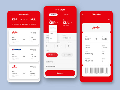 012 - Flight Booking Concept