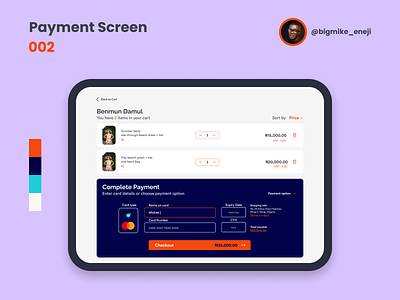 Payment Screen UI Design