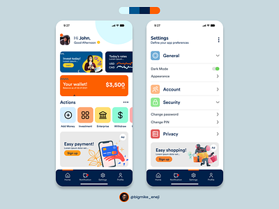 Wallet App UI Design - 007