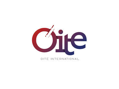 Oite International gradient logo design