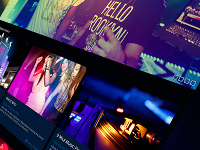 Cameo Nightclub Refonte draft interface navigation nightclub refonte ui ux webdesign