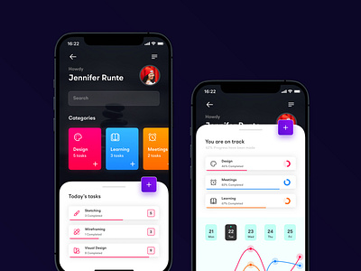 Todo list manager for creatives app appconcept application design designer ios iphone mobile ui ui design user experience user interface user interface design userexperiencedesign userinterface ux