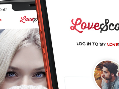 LoveScore Dating App app application concept design ui ux