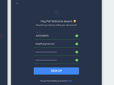 Daily Ui 01 - Sign UP