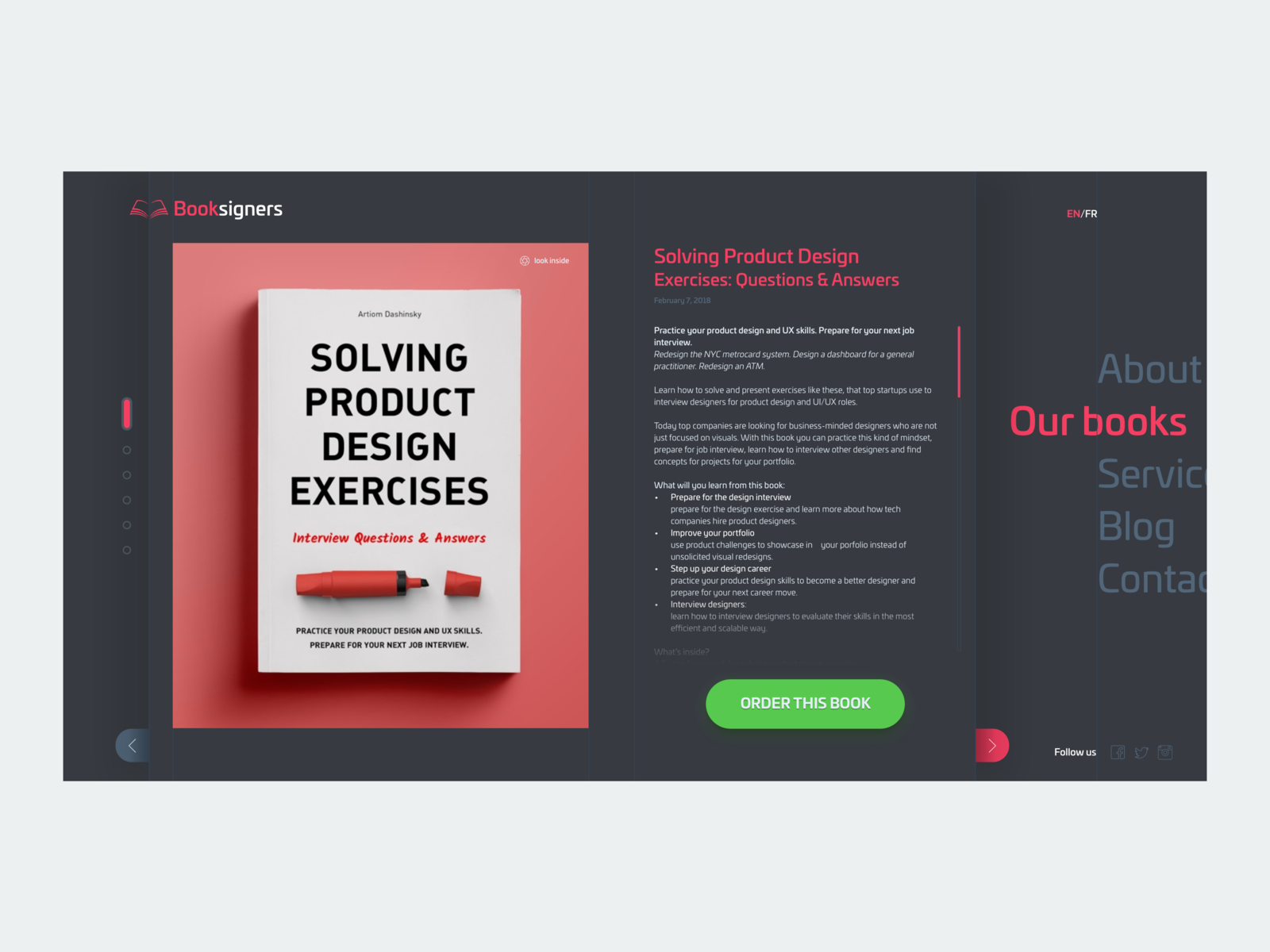 Daily Ui 03 - Landing Page by Jean-François BIERE on Dribbble