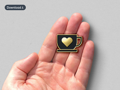 Download Enamel Pin Badge Mockup By Mokr On Dribbble