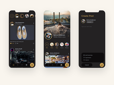 App Concept for Luxury Influencers