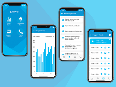 Power Company App Concept app design iphone app iphone app design mobile app mobile uiux ui ui ux ui ux design ui desgin uiuxdesigner user inteface ux