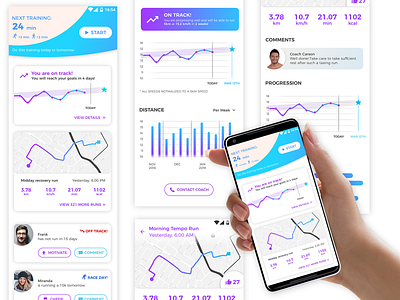 Running App Concept app design fitness fitness app iphone app iphone app design mobile app mobile uiux running app ui ui ux ui ux design ui desgin uiuxdesigner user inteface ux