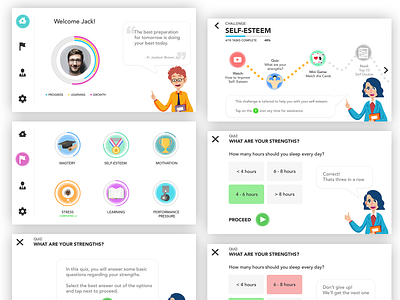 Motivational Learning App Concept android app android app design app design iphone app iphone app design learning app mobile app mobile uiux motivational ui ui ux ui ux design ui desgin uiuxdesigner user inteface ux
