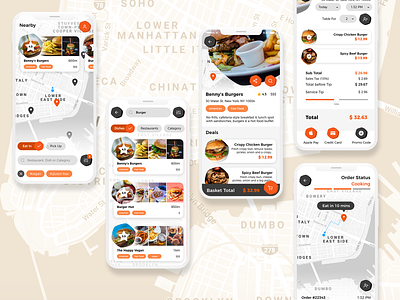 Food Ordering App Concept design food food app foodie iphone app iphone app design mobile app mobile uiux ui ux ui ux design ui desgin user inteface