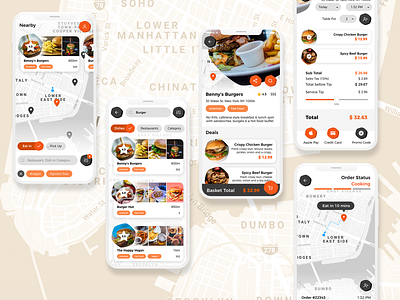 Food Ordering App Concept