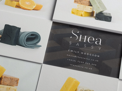 Shea Sassy Business Cards brand identity branding design graphic design identity design logo photography