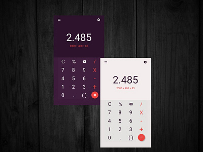 Calculator | DailyUI 004 app calculator clean clean design clean ui daily ui dailyui004 dailyuichallenge dark design figma freelance design light mobile ui ux