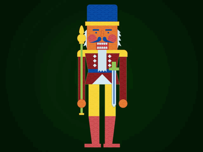 Nutcracker | Holiday Daily Project | 2018 ae after effects ai animation holidays illustration mograph motion graphics nutcracker xmas