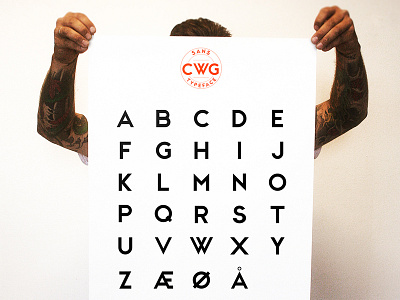 CWG Sans Typeface