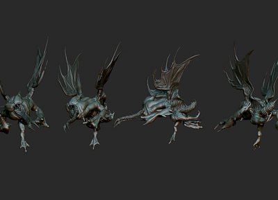 Julio Salvat 3d characterdesign conceptart conceptdesign creature creaturedesign digital3d fantasy pixologic zbrush
