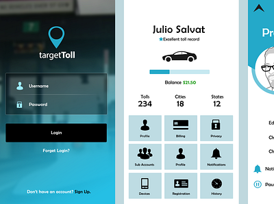 targetToll UI android interfacedesign ios uiux uxdesign