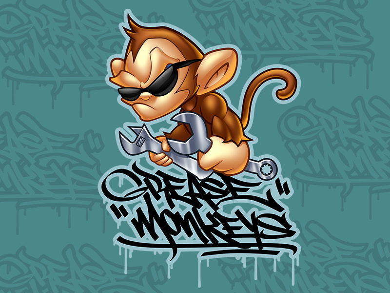 Grease Monkeys by Enok Madrid on Dribbble