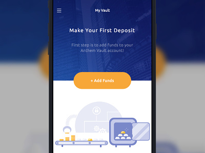 Anthem Vault App made with invision