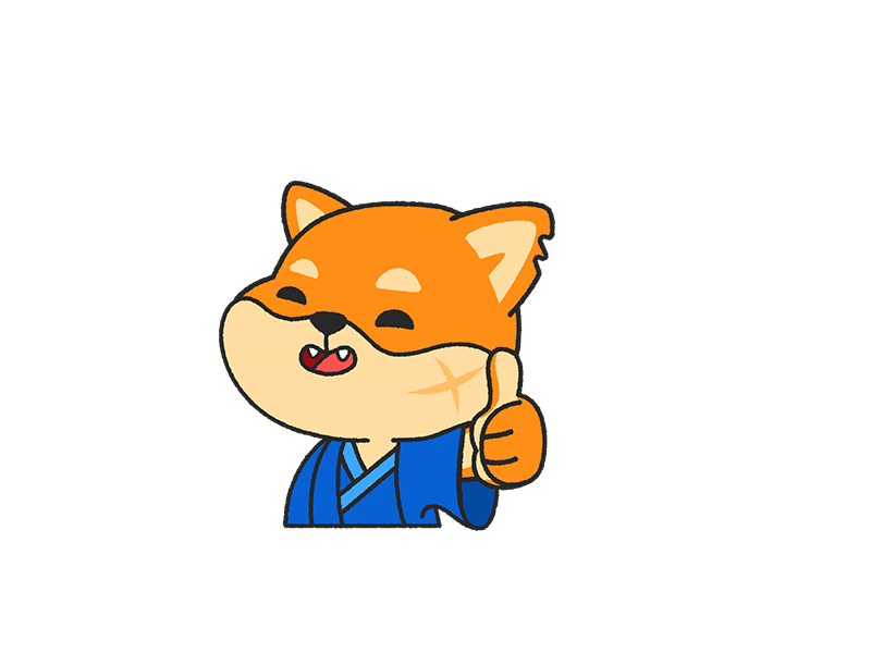 GOOD JOB!- Bushiba Animated stickers for YouTube animation app app mobile chibi cute gif kawaii sticker stickers vector youtube