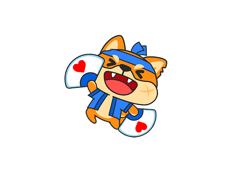 THE BEST - Bushiba Animated stickers for YouTube animation app chibi cute gif kawaii sticker stickers vector youtube