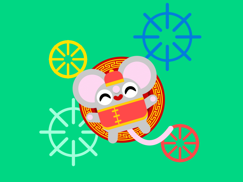 CHINESE YEAR | Lottie Animations for YouNow animation app app mobile chibi cute gif kawaii sticker stickers vector
