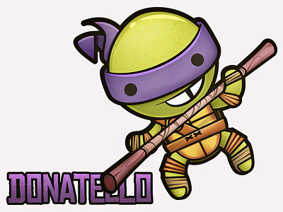 Donatello TMNT chibi cute donatello kawaii mutant ninja squidpig tmnt turtles