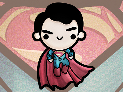 Little Man of Steel chibi cute fanart henry cavill kawaii man of squidpig steel! superman