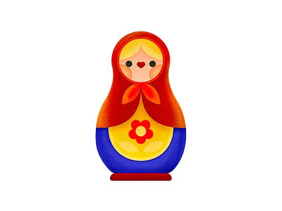 Matryoshka | Culture Magazine KALINKA chibi cute illustration illustrator kawaii russia russian doll vector