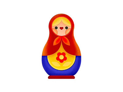 Matryoshka | Culture Magazine KALINKA chibi cute illustration illustrator kawaii russia russian doll vector