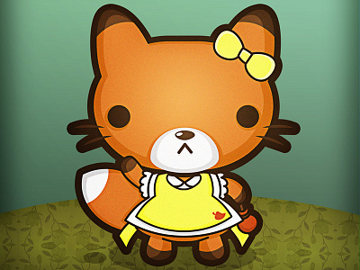 Meg the Fancy Fox chibi cute fancy fox kawaii old willow school squidpig