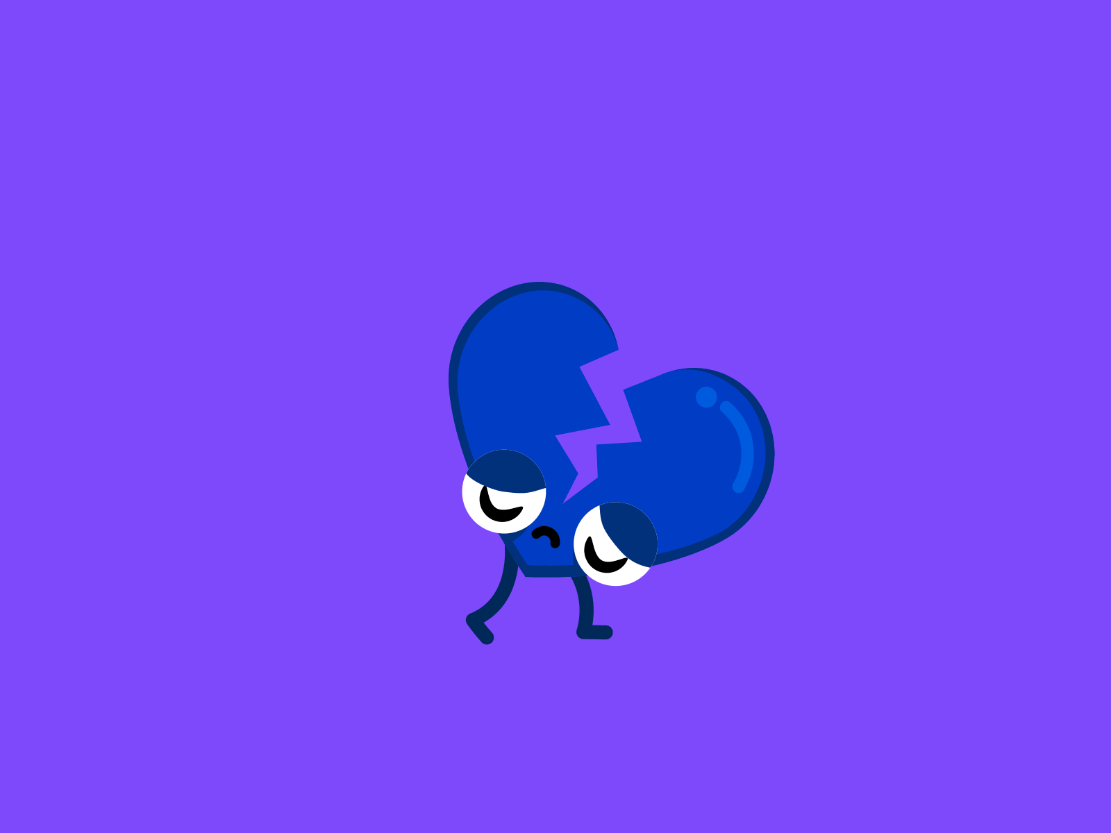 Broken heart | Lottie Animations for YouNow animation app chibi cute design gif illustration kawaii logo lottie squidandpig stickers svg svga vector younow