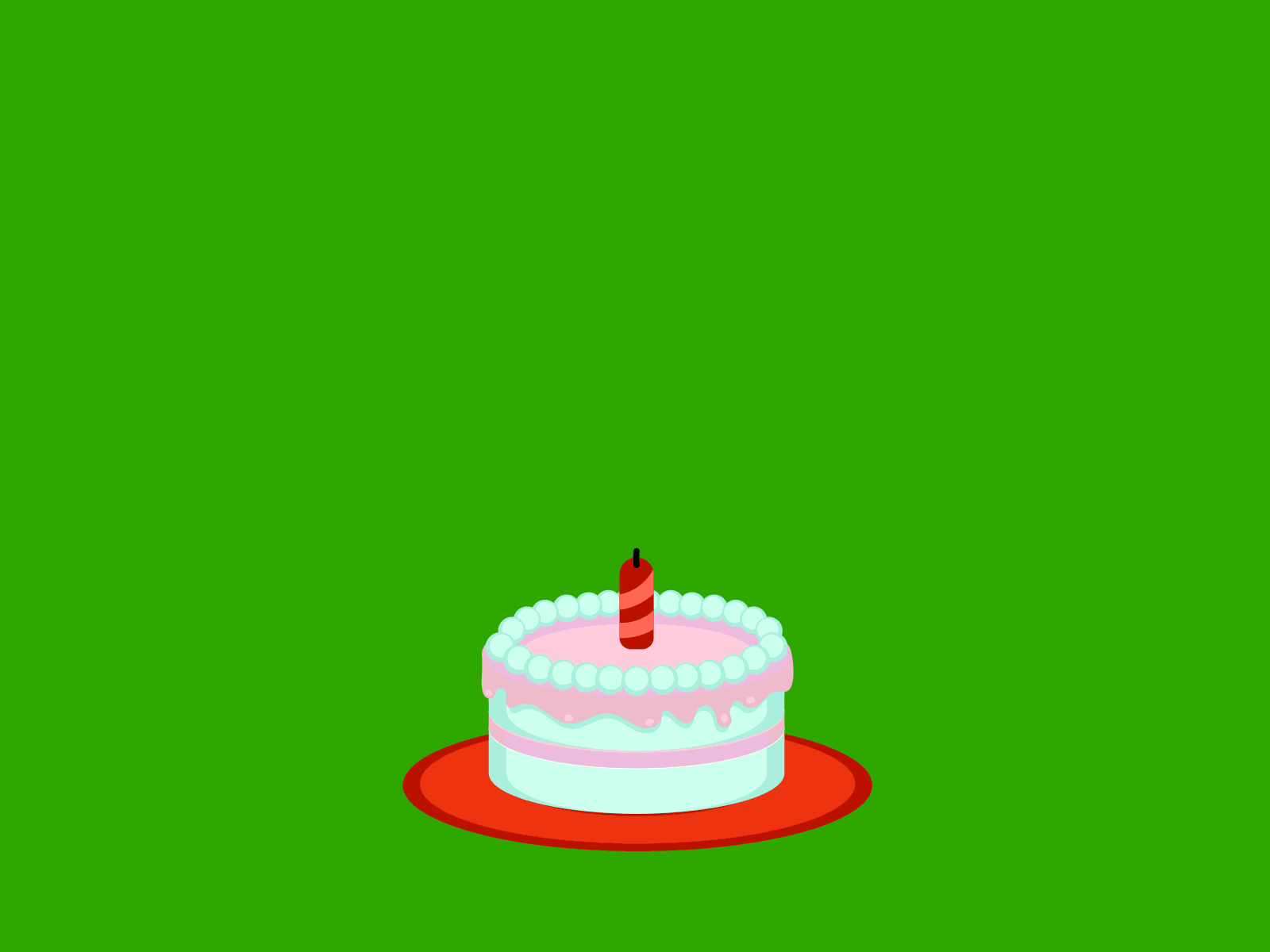 Lighting a Number Four Birthday Candle on a Delicious Cake, Green Screen 26  Stock Photo - Image of cupcake, dessert: 188843754