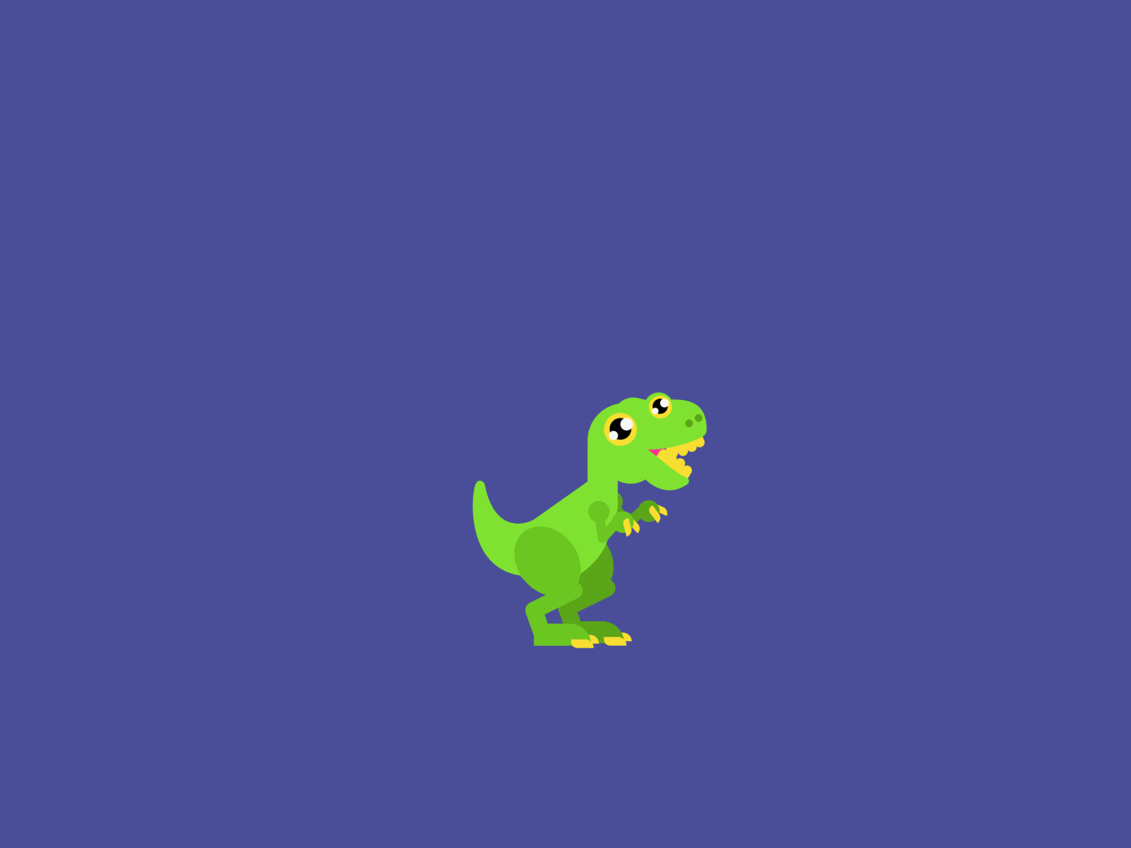 T-Rex | Lottie Animations for YouNow app chibi cute gif illustration kawaii lottie squidandpig stickers vector younow
