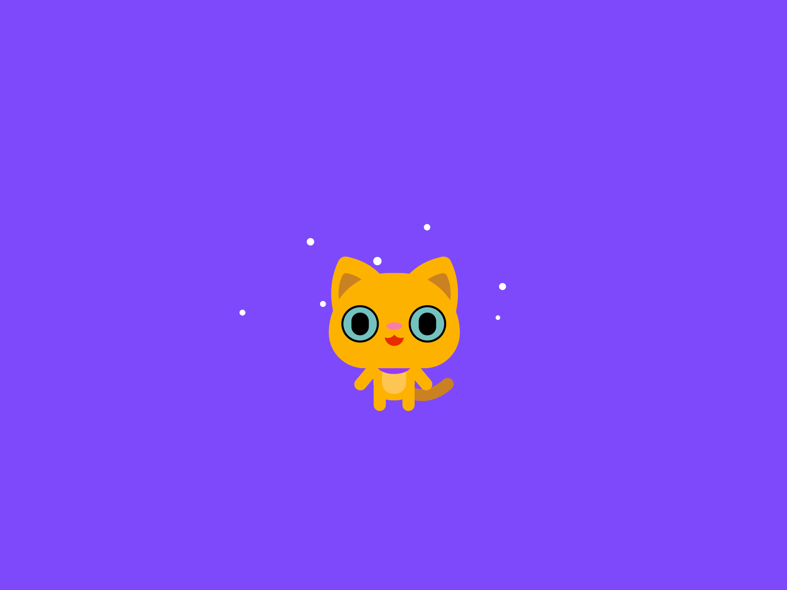 Kitty love | Lottie Animations for YouNow animation app chibi cute gif illustration kawaii lottie squidandpig stickers svg svga vector