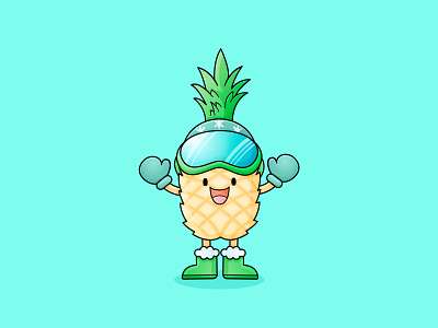 Pip Character Design | Super Cute Book Series artcover book cartoon character chibi cover cute design illustration kawaii pineapple vector