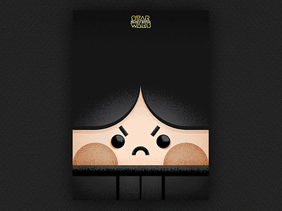 The Force awakens I - Ben Solo Tribute STAR WARS character chibi cute design grid illustration kawaii kylo ren logo star wars vector