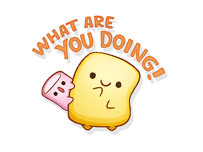 Party Marshmallows Stickers for Google Allo | What are u doing? app mobile cute google google allo google stickers kawaii marshmallows stickers