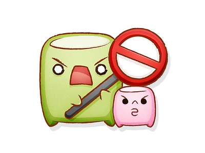 Party Marshmallows Stickers for Google Allo | No way! app mobile cute google google allo google stickers kawaii marshmallows stickers