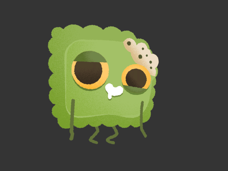 Zombie Spinach Ravioli 02 | Creppy Pasta Animated Stickers AMINO animated animation app cartoon creppy cute dev gif icon pasta sticker stickers