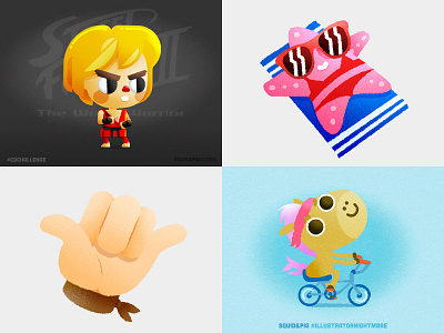 Our #Top4Shots from 2018 2018 app chibi cute icon illustration kawaii stickers top4shots vector