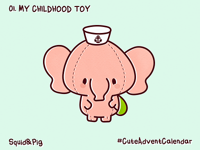 01. My Childhood Toy #CuteAdventCalendar