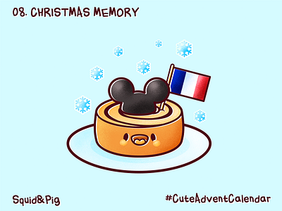 08. Christmas Memory #CuteAdventCalendar cute cute advent calendar kawaii sticker stickers vector
