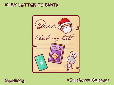 10. My letter to Santa #CuteAdventCalendar