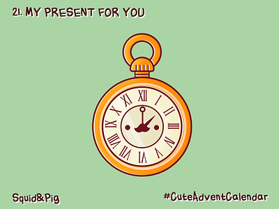 21. My present for you #CuteAdventCalendar