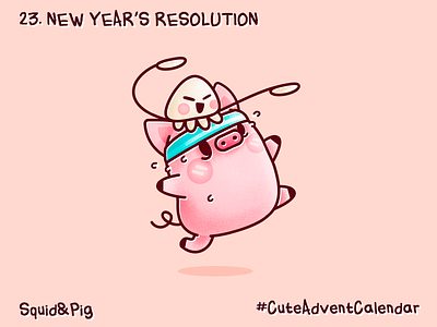 23. New year’s resolution #CuteAdventCalendar