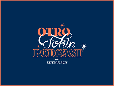 Otro Fokin Podcast Logo branding design logo podcast podcast art podcasting puerto rico spanish typography